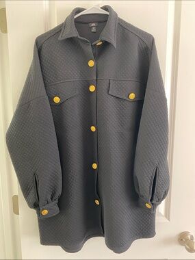 River Island Quilted Shacket Size XS
